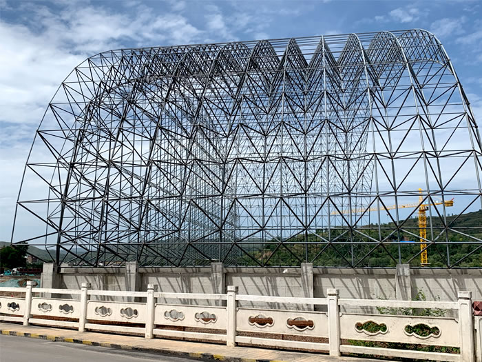 中山山寨矿储煤棚网架