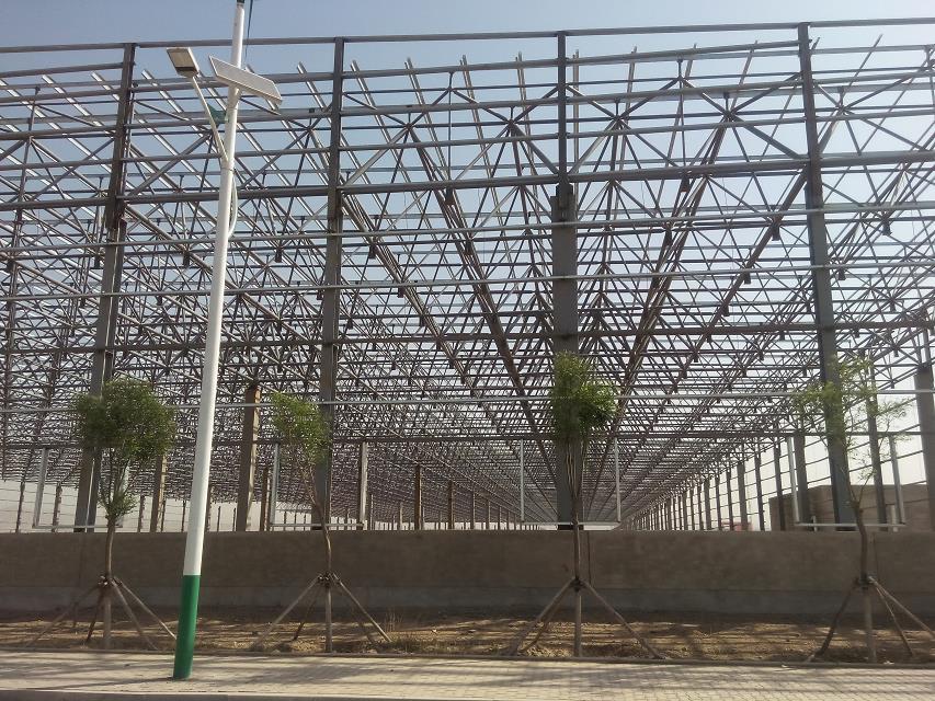 中山汽车工业厂房网架